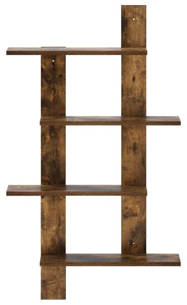 Zidna polica Dimljeni hrast 61 x 13 5 x 105 cm - Dimljeni hrast 61 x 13 5 x 105 cm