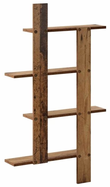 Zidna polica Staro drvo 61 x 13 5 x 105 cm Konstruirano drvo - Staro drvo 61 x 13 5 x 105 cm