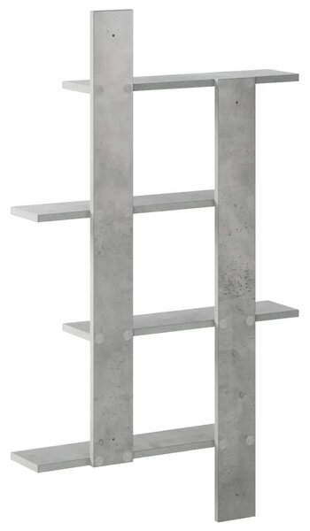 Zidna polica Betonska siva 61 x 13 5 x 105 cm - Betonska siva 61 x 13 5 x 105 cm