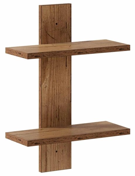 Zidna polica Staro drvo 30 x 13.5 x 43 cm Prerađeno drvo - Staro drvo 30 x 13.5 x 43 cm