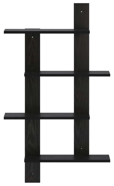 Zidna polica Crni hrast 61 x 13 5 x 105 cm Konstruirano drvo - Crni hrast 61 x 13 5 x 105 cm