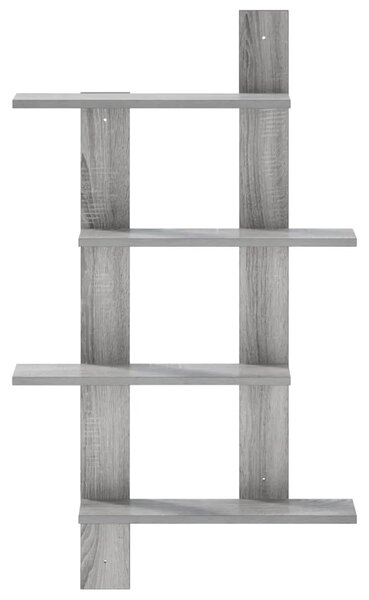 Zidna polica Siva Sonoma 61 x 13 5 x 105 cm Konstruirano drvo - Siva Sonoma 61 x 13 5 x 105 cm