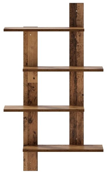 Zidna polica Staro drvo 61 x 13 5 x 105 cm Konstruirano drvo - Staro drvo 61 x 13 5 x 105 cm