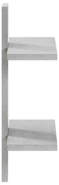 Zidna polica Betonska siva 30 x 13.5 x 43 cm Prerađeno drvo - Betonska siva 30 x 13.5 x 43 cm
