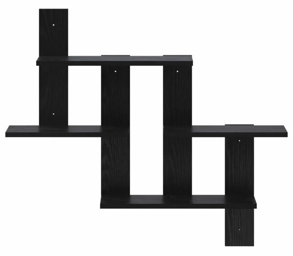 Zidna polica Crni hrast 85 x 13 5 x 73 5 cm Konstruirano drvo - Crni hrast 85 x 13 5 x 73 5 cm