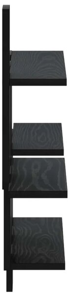 Zidna polica Crni hrast 85 x 13 5 x 73 5 cm Konstruirano drvo - Crni hrast 85 x 13 5 x 73 5 cm