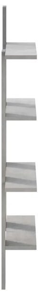 Zidna polica Betonska siva 61 x 13 5 x 105 cm - Betonska siva 61 x 13 5 x 105 cm