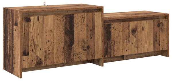 TV komoda 147 x 35 x 50 cm Staro drvo Prerađeno drvo - Staro drvo