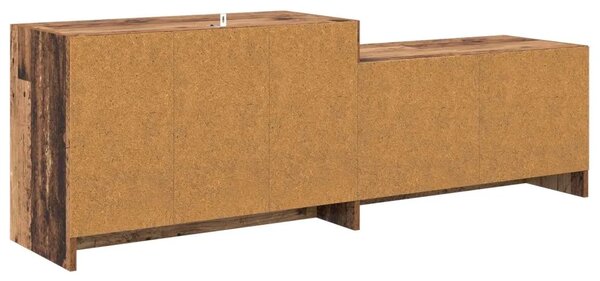 TV komoda 147 x 35 x 50 cm Staro drvo Prerađeno drvo - Staro drvo