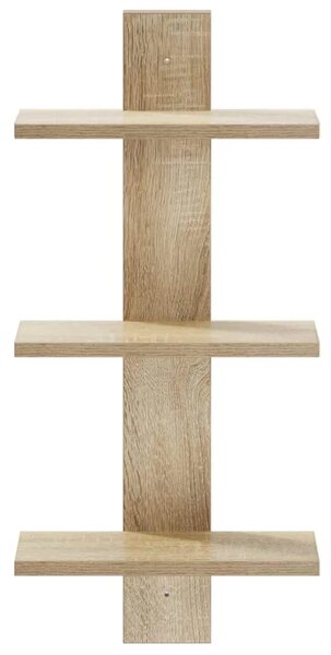 Zidna polica Hrast sonoma 30 x 13 5 x 64 5 cm Prerađeno drvo - Hrast sonoma 30 x 13 5 x 64 5 cm