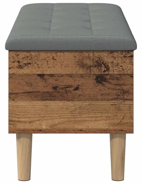 Klupa za odlaganje s jastučićem Staro drvo 102 x 42 x 46 cm - Staro drvo 102 x 42 x 46 cm
