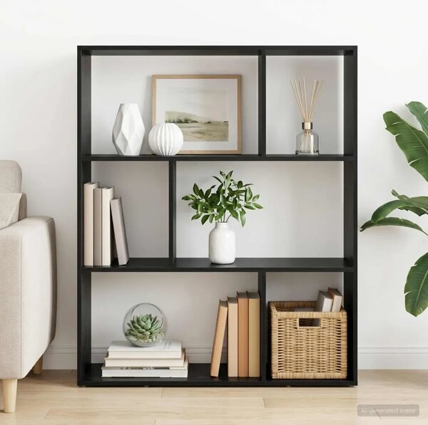 Ormarić za knjige 102 x 29 x 103 5 cm Konstruirano drvo - Crni hrast 102 x 29 x 103 5 cm