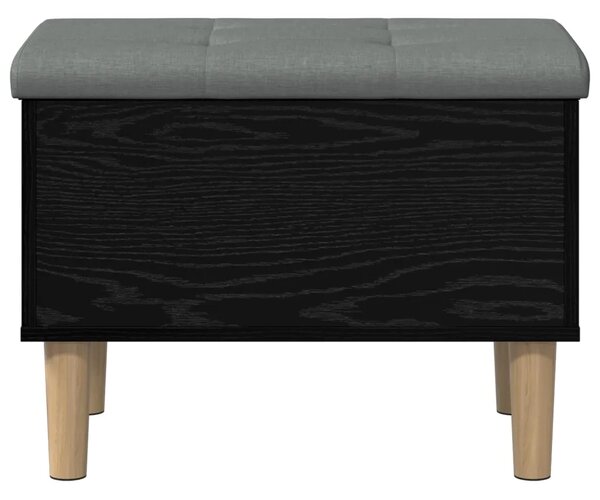 Klupa za odlaganje s jastučićem Crni hrast 62 x 42 x 46 cm - Crni hrast 62 x 42 x 46 cm