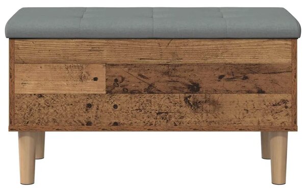 Klupa za odlaganje s jastučićem Staro drvo 82 x 42 x 46 cm - Staro drvo 82 x 42 x 46 cm