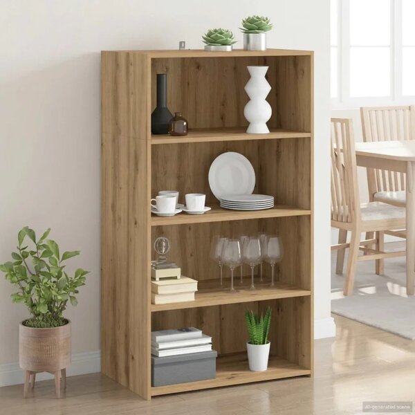 Visoka komoda Hrast artisan 70 x 41 x 124 cm Konstruirano drvo - Hrast artisan