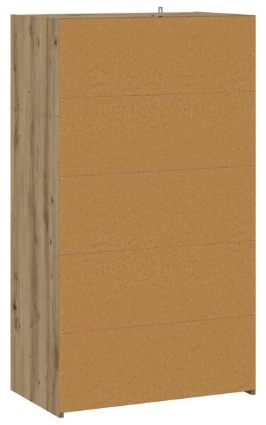 Visoka komoda Hrast artisan 70 x 41 x 124 cm Konstruirano drvo - Hrast artisan