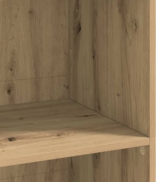 Visoka komoda Hrast artisan 70 x 41 x 124 cm Konstruirano drvo - Hrast artisan