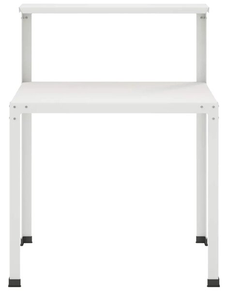 Stol za presađivanje 60 x 50 x 104 cm Čelik s prahom premazan - Bijela 60 x 50 x 104 cm