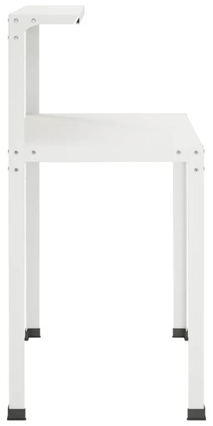 Stol za presađivanje 60 x 50 x 104 cm Čelik s prahom premazan - Bijela 60 x 50 x 104 cm