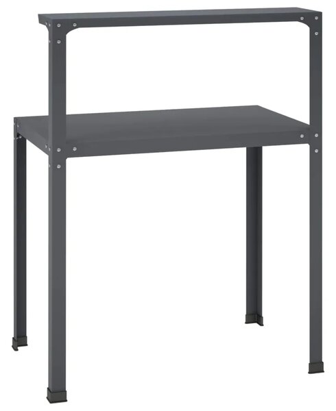 Stol za presađivanje 60 x 50 x 104 cm Čelik s prahom premazan - Antracit 60 x 50 x 104 cm