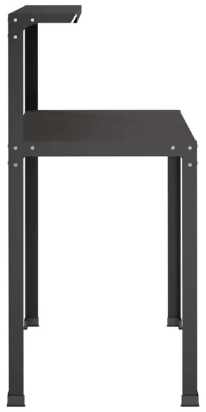 Stol za presađivanje 60 x 50 x 104 cm Čelik s prahom premazan - Crna 60 x 50 x 104 cm