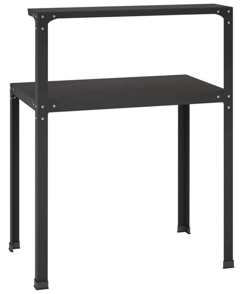 Stol za presađivanje 60 x 50 x 104 cm Čelik s prahom premazan - Crna 60 x 50 x 104 cm