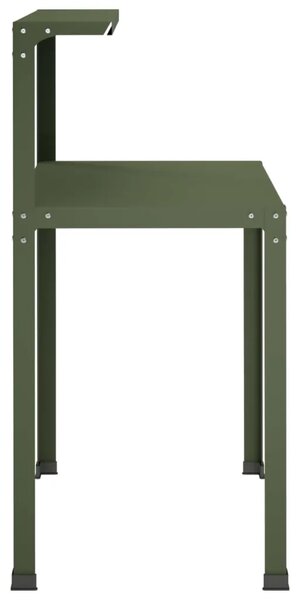 Stol za presađivanje 60 x 50 x 104 cm Čelik s prahom premazan - Maslinastozelena 60 x 50 x 104 cm