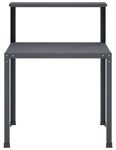 Stol za presađivanje 60 x 50 x 104 cm Čelik s prahom premazan - Antracit 60 x 50 x 104 cm