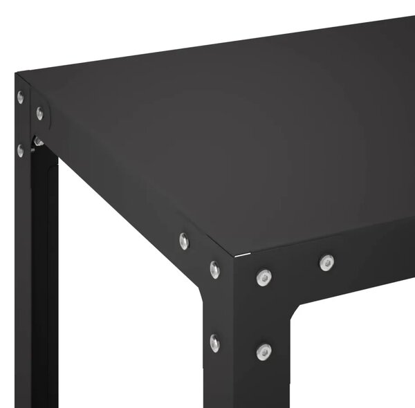 Stol za presađivanje 100 x 50 x 80 cm Čelik s prahom premazan - Crna 100 x 50 x 80 cm