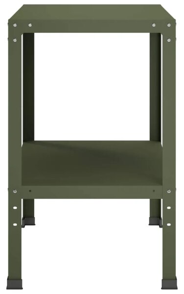 Stol za presađivanje 80 x 50 x 80 cm Čelik s prahom premazan - Maslinastozelena 80 x 50 x 80 cm