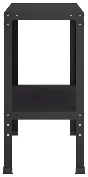 Stol za presađivanje 100 x 40 x 80 cm Čelik s prahom premazan - Crna 100 x 40 x 80 cm