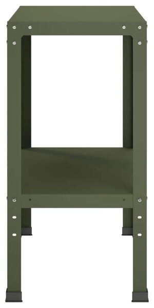 Stol za presađivanje 100 x 40 x 80 cm Čelik s prahom premazan - Maslinastozelena 100 x 40 x 80 cm