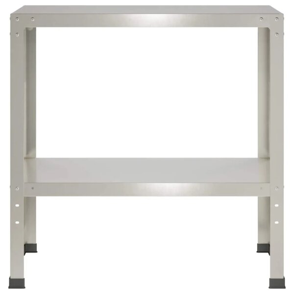 Stol za presađivanje 100 x 40 x 80 cm Nehrđajući čelik Srebrna - Nehrđajući čelik 100 x 40 x 80 cm