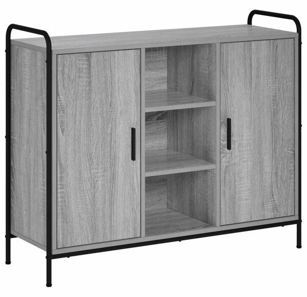 Kreveta Siva Sonoma 97 x 33 x 81 cm Konstruirano drvo - Siva Sonoma s 2 police 73 x 33 x 81 cm