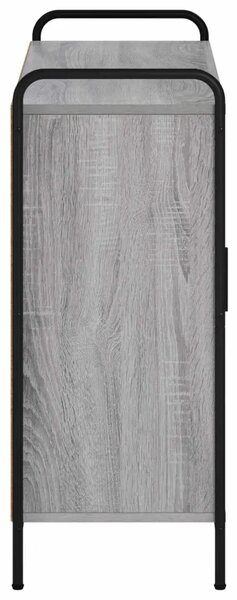 Kreveta Siva Sonoma 97 x 33 x 81 cm Konstruirano drvo - Siva Sonoma s 2 police 73 x 33 x 81 cm