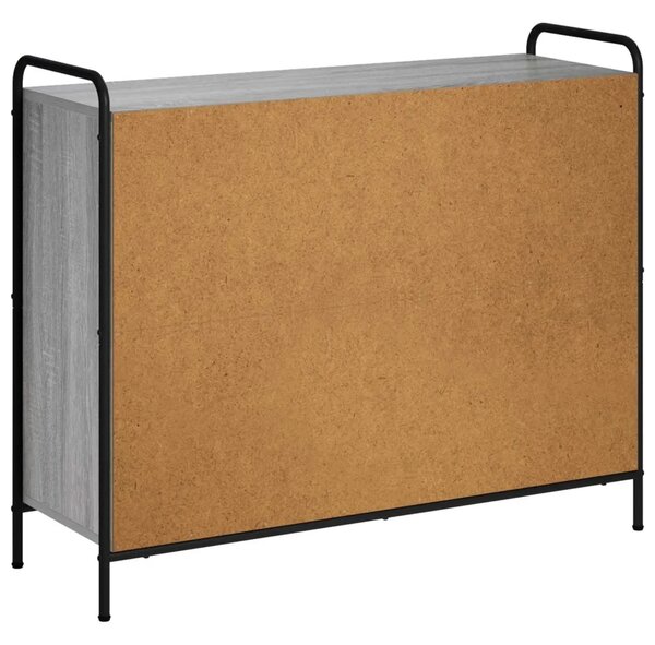 Kreveta Siva Sonoma 97 x 33 x 81 cm Konstruirano drvo - Siva Sonoma s 2 police 73 x 33 x 81 cm