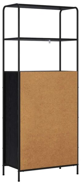 Kuhinjski ormarić Crni hrast 40 x 33 x 161 cm Konstruirano drvo - Crni hrast 40 x 33 x 161 cm