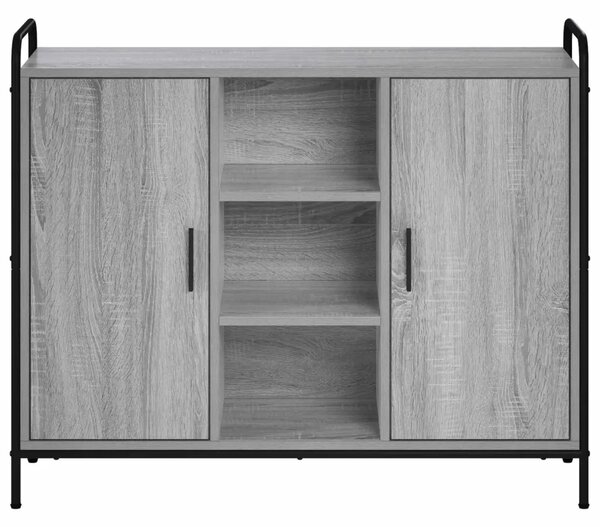 Kreveta Siva Sonoma 97 x 33 x 81 cm Konstruirano drvo - Siva Sonoma s 2 police 73 x 33 x 81 cm