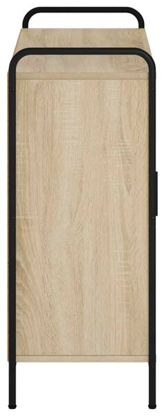 Kreveta Hrast sonoma 97 x 33 x 81 cm Konstruirano drvo - Hrast sonoma s 2 police 73 x 33 x 81 cm