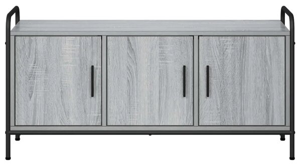 TV ormar 79 5 x 33 x 50 cm Siva Sonoma Konstruirano drvo - Siva Sonoma 79 5 x 33 x 50 cm