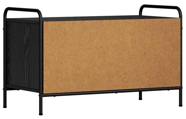 TV ormar 140 x 39 5 x 50 cm Crni hrast Konstruirano drvo - Crni hrast 80 x 39 5 x 50 cm