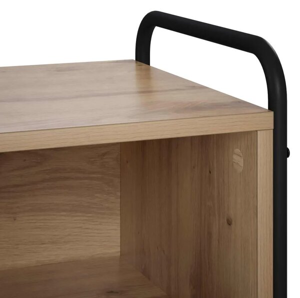 TV ormar 140 x 39 5 x 50 cm Hrast artisan Konstruirano drvo - Hrast artisan 80 x 39 5 x 50 cm