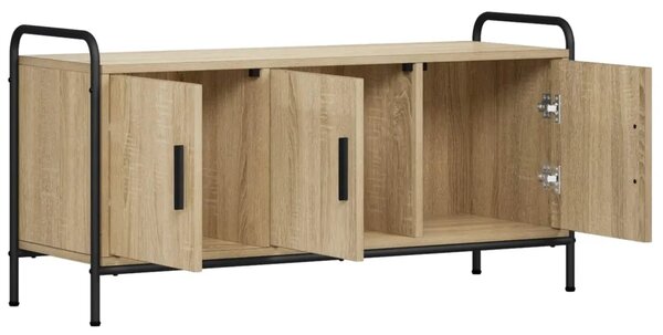 TV ormar 79 5 x 33 x 50 cm Hrast sonoma Konstruirano drvo - Hrast sonoma 79 5 x 33 x 50 cm