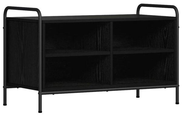 TV ormar 140 x 39 5 x 50 cm Crni hrast Konstruirano drvo - Crni hrast 80 x 39 5 x 50 cm