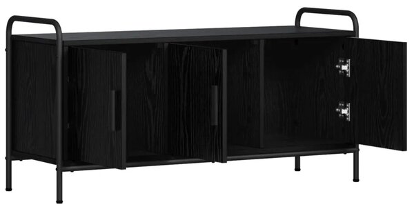 TV ormar 79 5 x 33 x 50 cm Crni hrast Konstruirano drvo - Crni hrast 79 5 x 33 x 50 cm