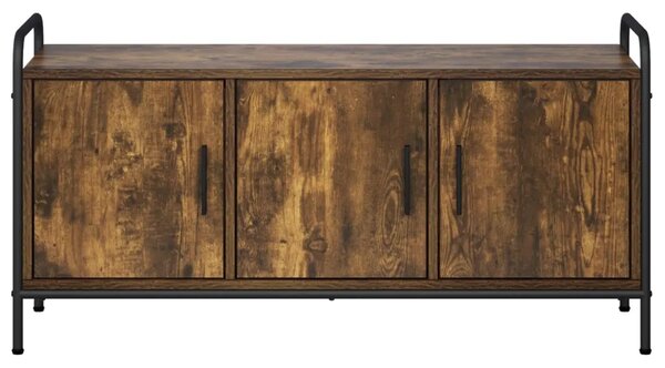 TV ormar 79 5 x 33 x 50 cm Dimljeni hrast Konstruirano drvo - Dimljeni hrast 79 5 x 33 x 50 cm