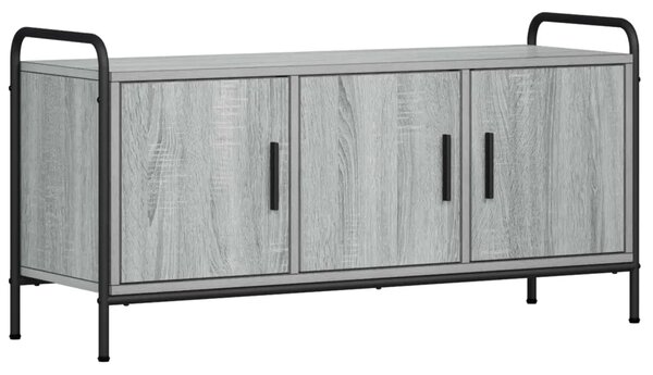 TV ormar 79 5 x 33 x 50 cm Siva Sonoma Konstruirano drvo - Siva Sonoma 79 5 x 33 x 50 cm