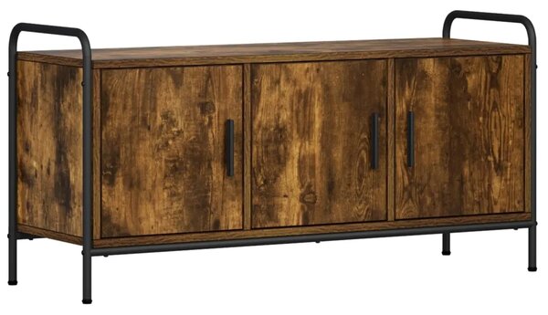 TV ormar 79 5 x 33 x 50 cm Dimljeni hrast Konstruirano drvo - Dimljeni hrast 79 5 x 33 x 50 cm