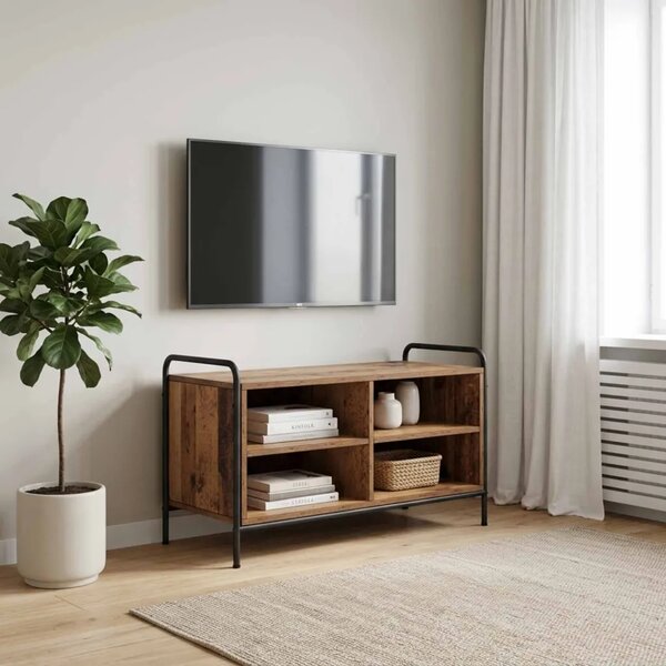 TV ormar 140 x 39 5 x 50 cm Staro drvo Konstruirano drvo - Staro drvo 80 x 39 5 x 50 cm