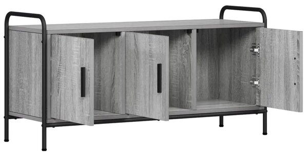 TV ormar 79 5 x 33 x 50 cm Siva Sonoma Konstruirano drvo - Siva Sonoma 79 5 x 33 x 50 cm